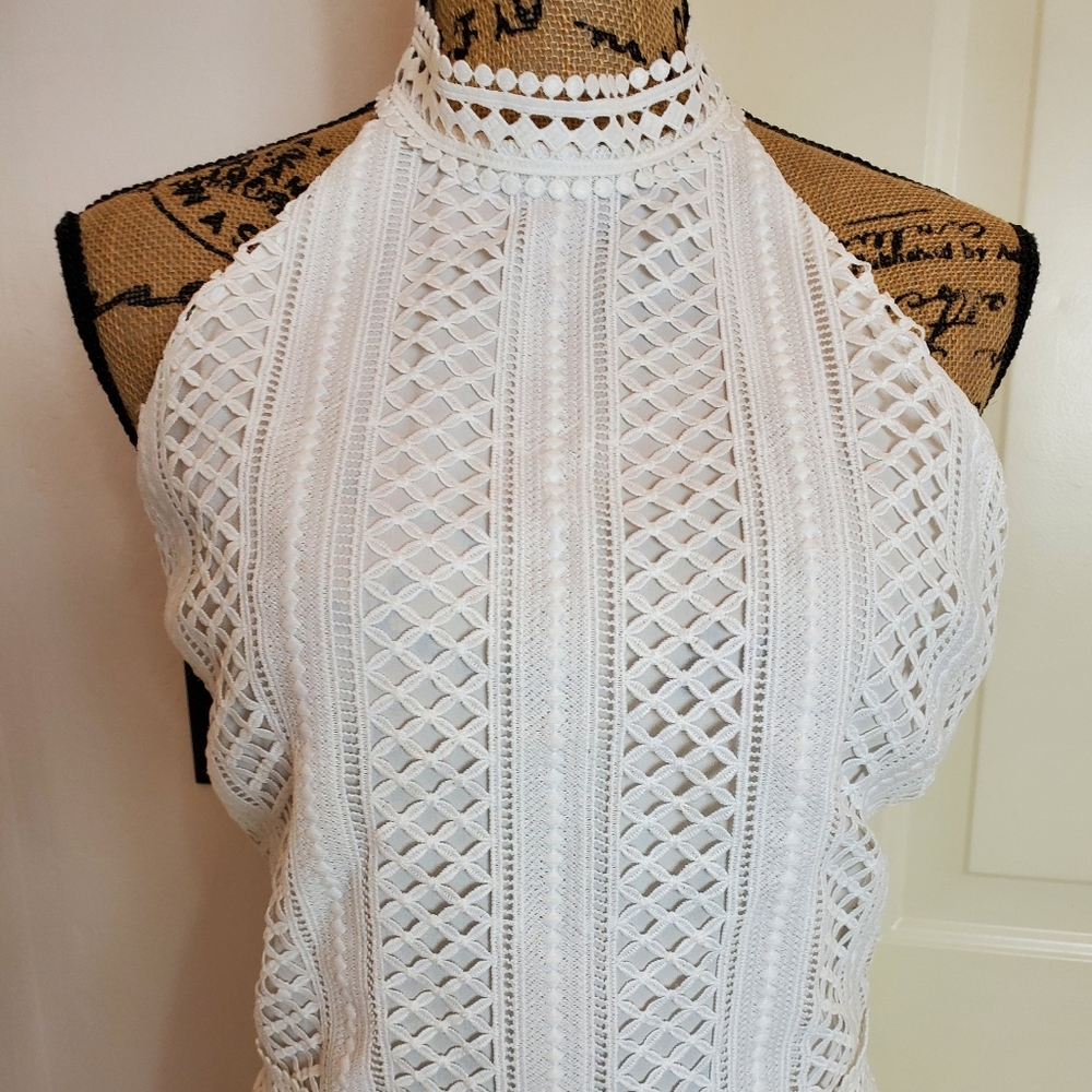 Chelsea28 white Lace Jumpsuit - Picture 2 of 5